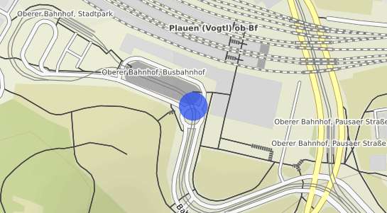 Bodenrichtwertkarte Plauen Oberer Bahnhof